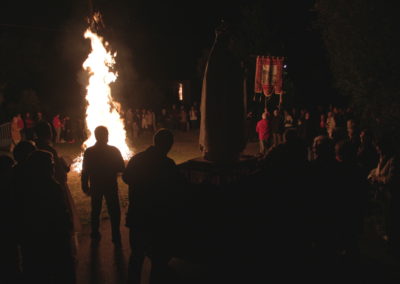 Catholic and traditional procession in Brittany, Le Faouët (22)