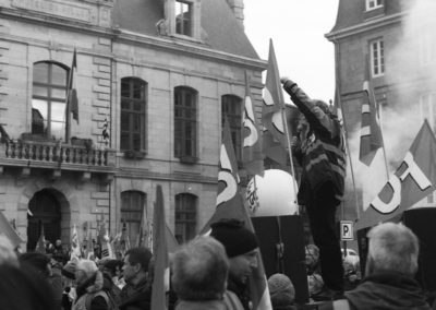 Demonstration against pension reforms, 05/12/2019, Saint-Brieuc, Brittany